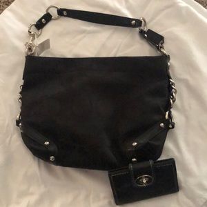 Coach handbag with matching wallet